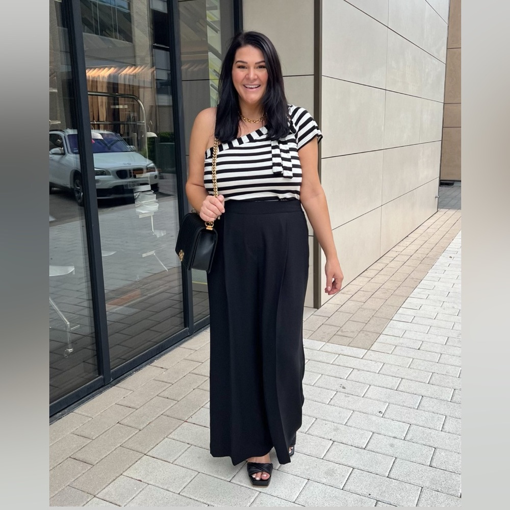 SPANX Black Wide Leg Pants